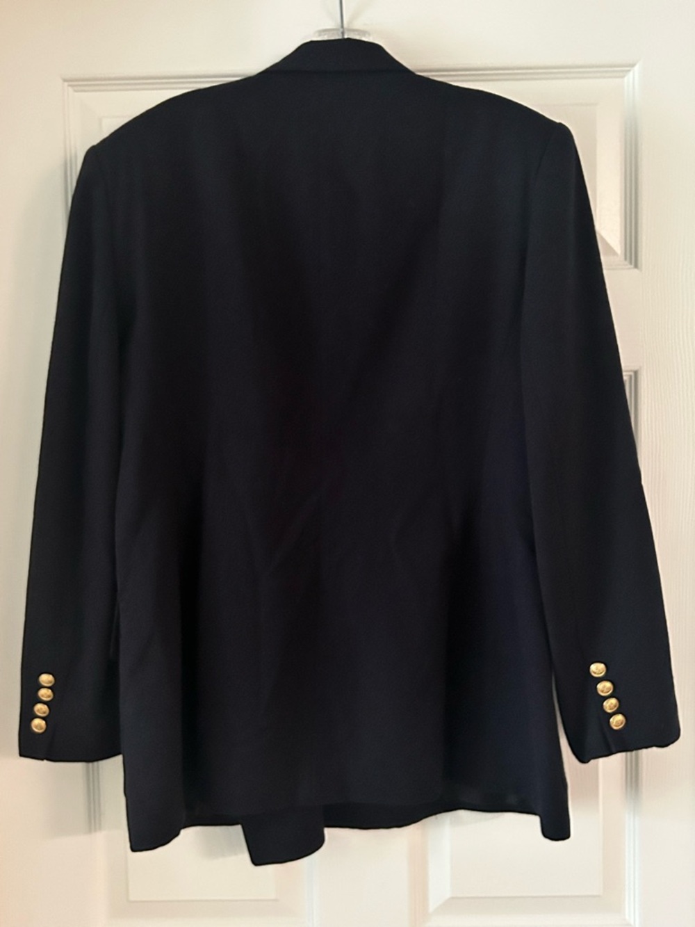 Lauren Ralph Lauren Vintage Wool Double Breasted Crest Blazer - Picture 2 of 5